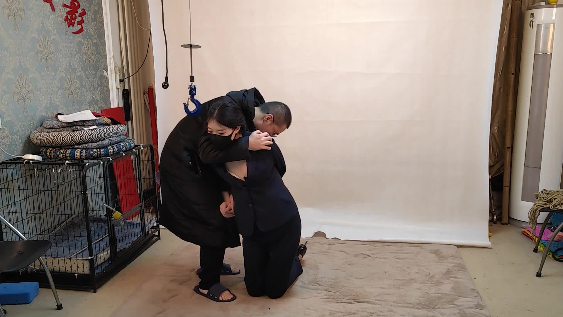 【随心原创】 杨蕊 吊绑西装播音员