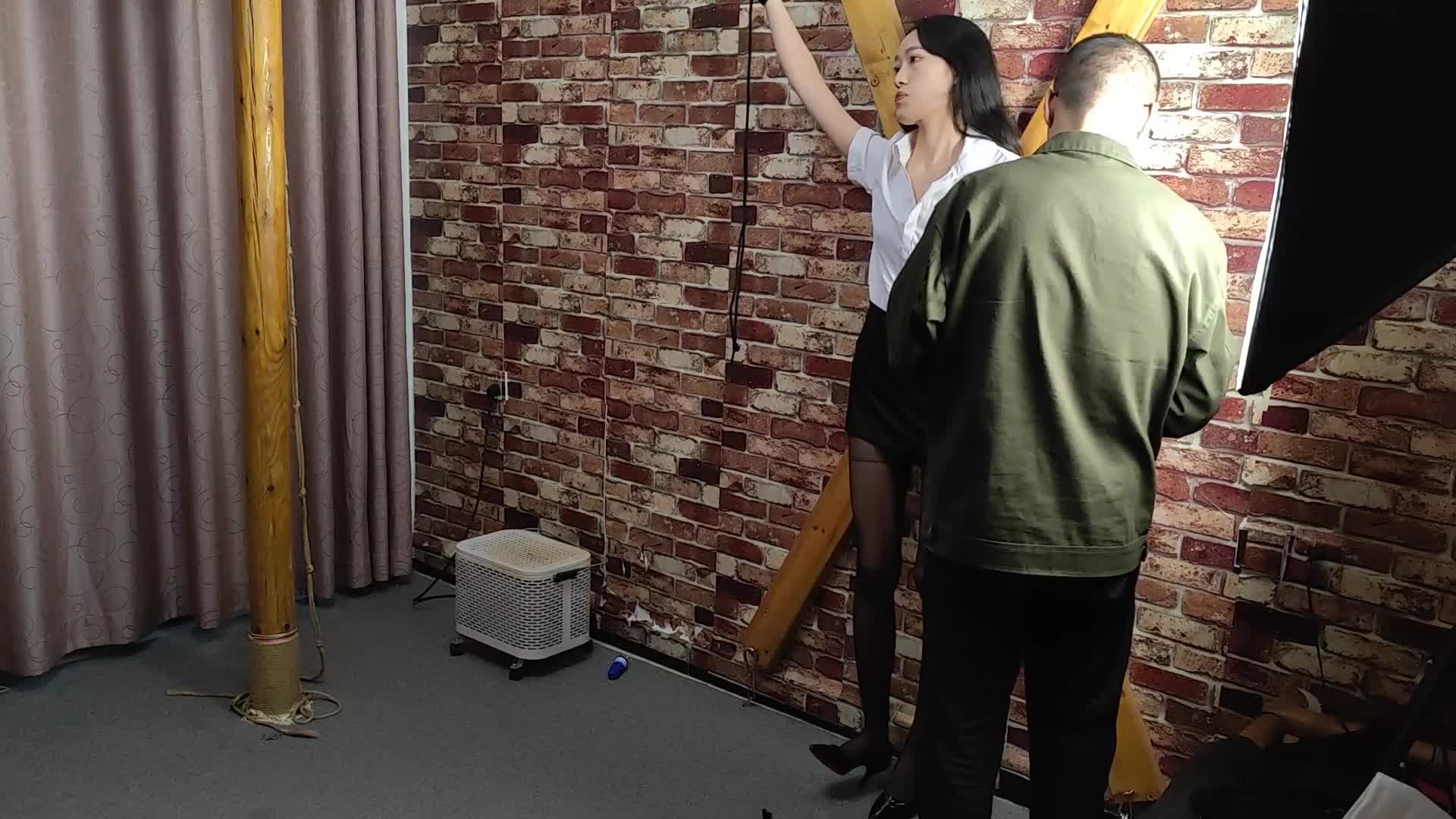 【随心原创】 雅熙 苏樱 双黑丝叉架吊