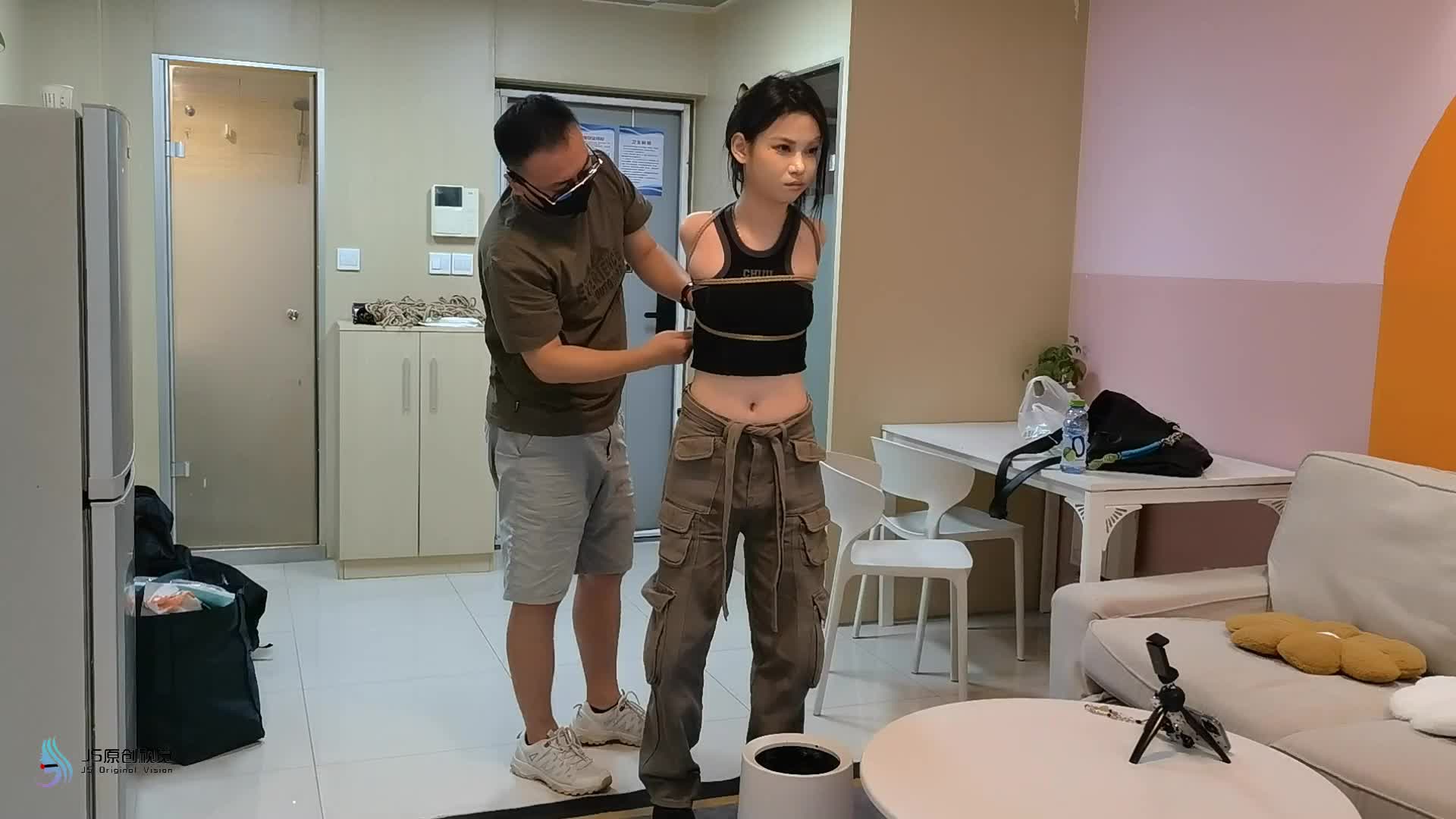 【JS原创】 新模夏瑾试镜-欧式直臂捆绑