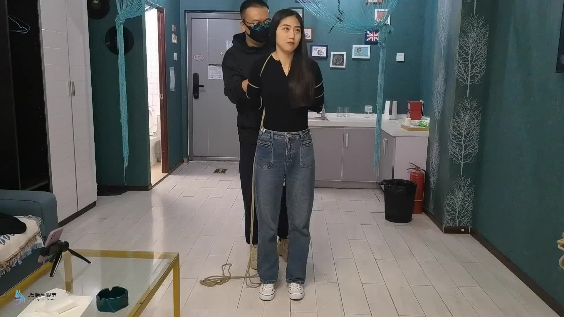 【JS原创】 流星客变种五花大绑全身紧缚股生