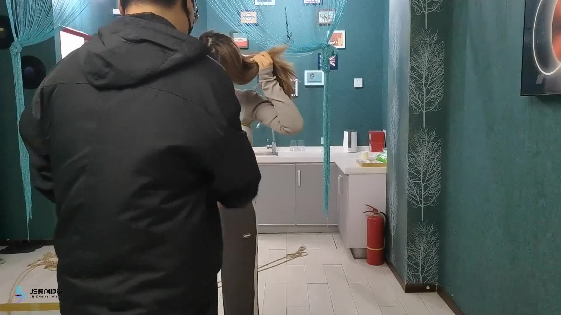 【JS原创】 龟甲驷马紧缚口球堵嘴挠痒~丁诗妮