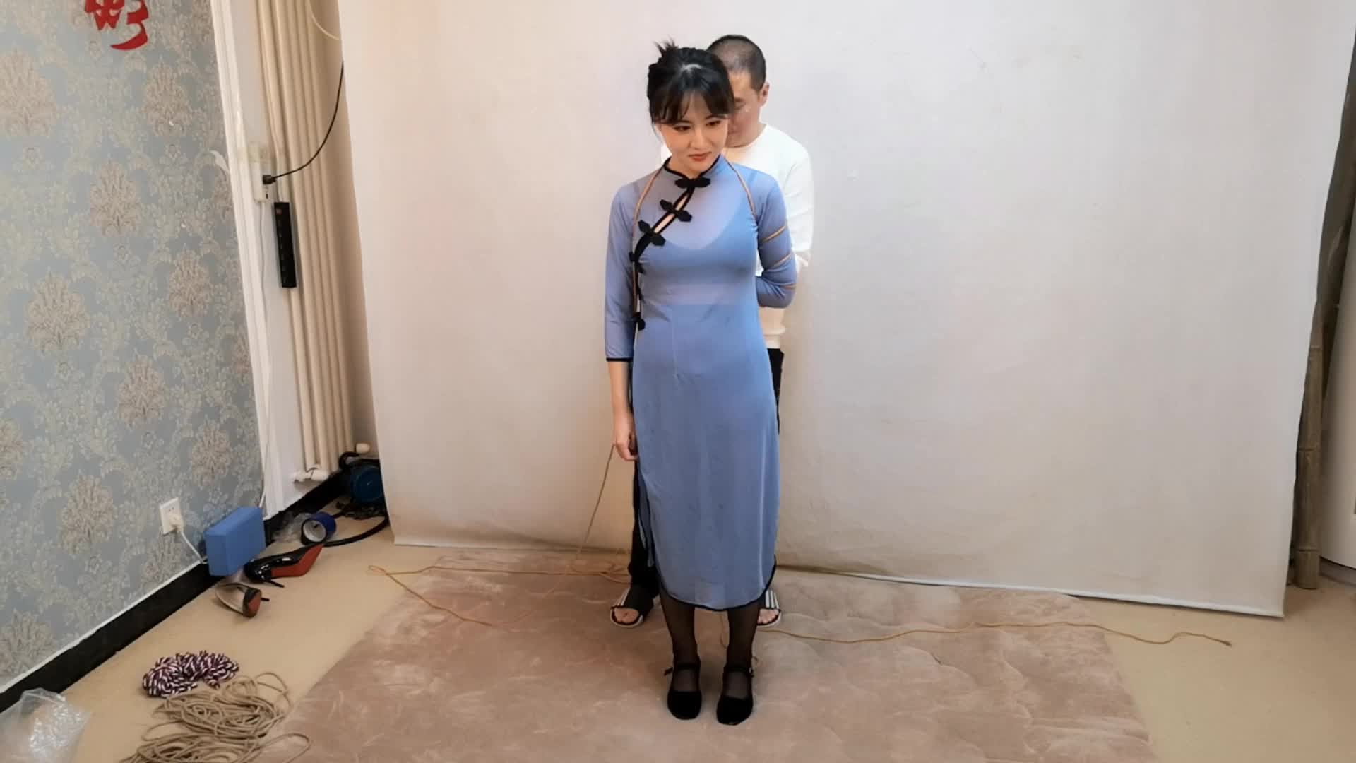 【随心原创】 紫依 黑布鞋 重僚女囚