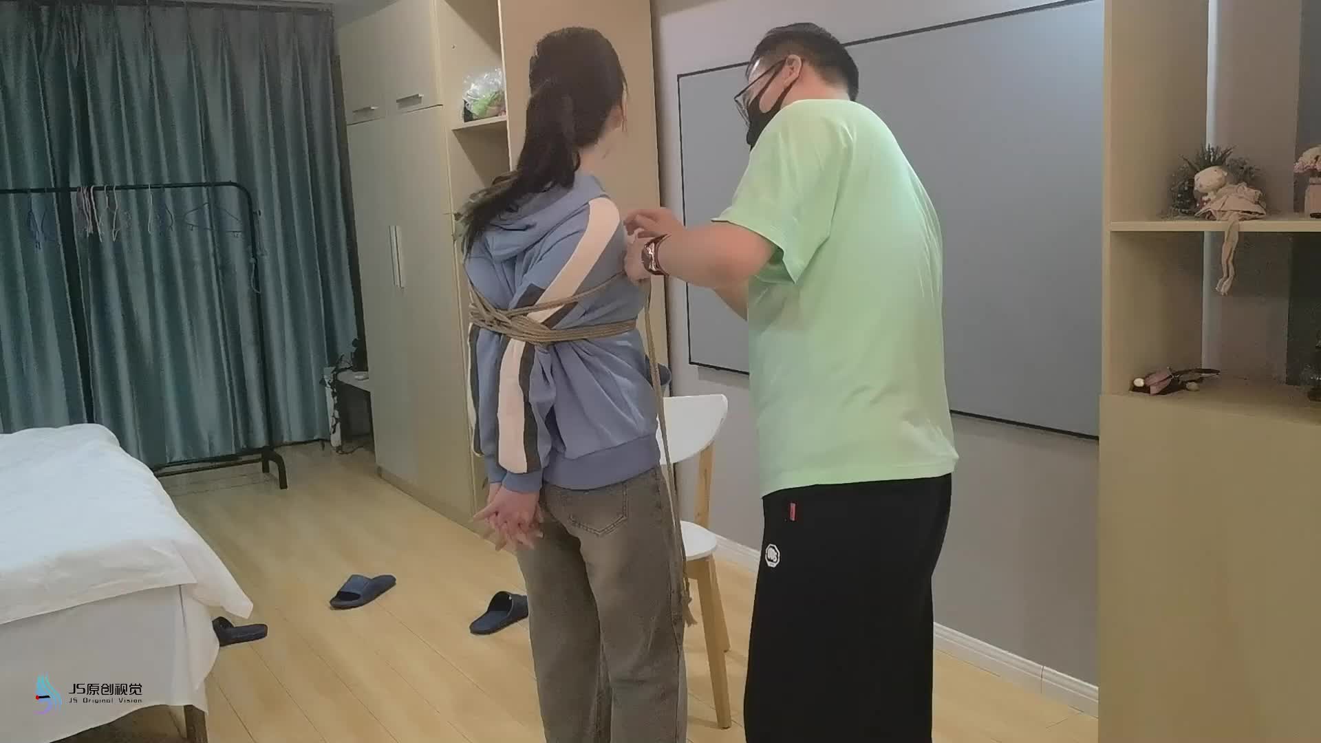 【JS原创】 梦琪欧式直臂椅子束缚马具型口塞