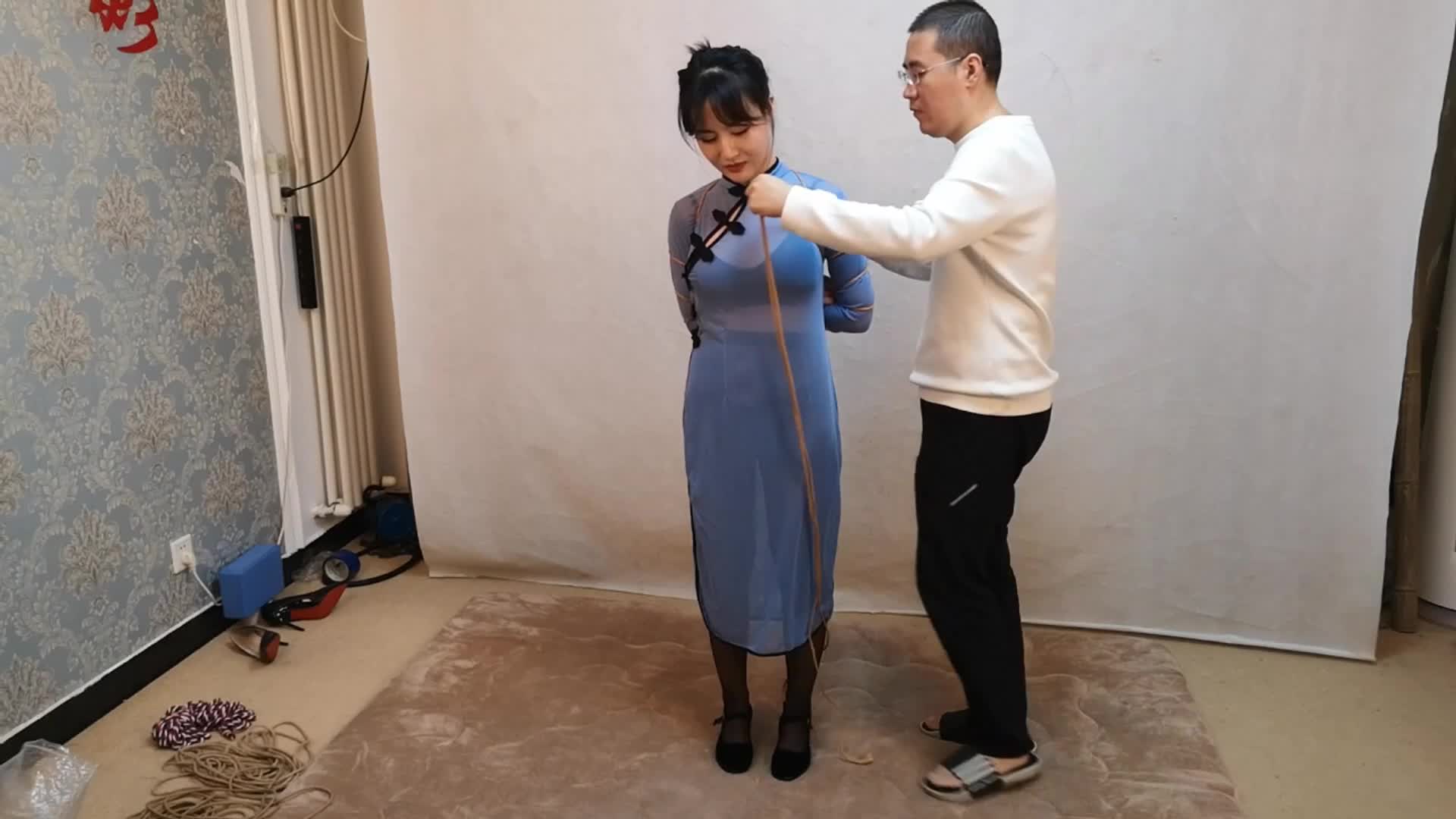 【随心原创】 紫依 黑布鞋 重僚女囚