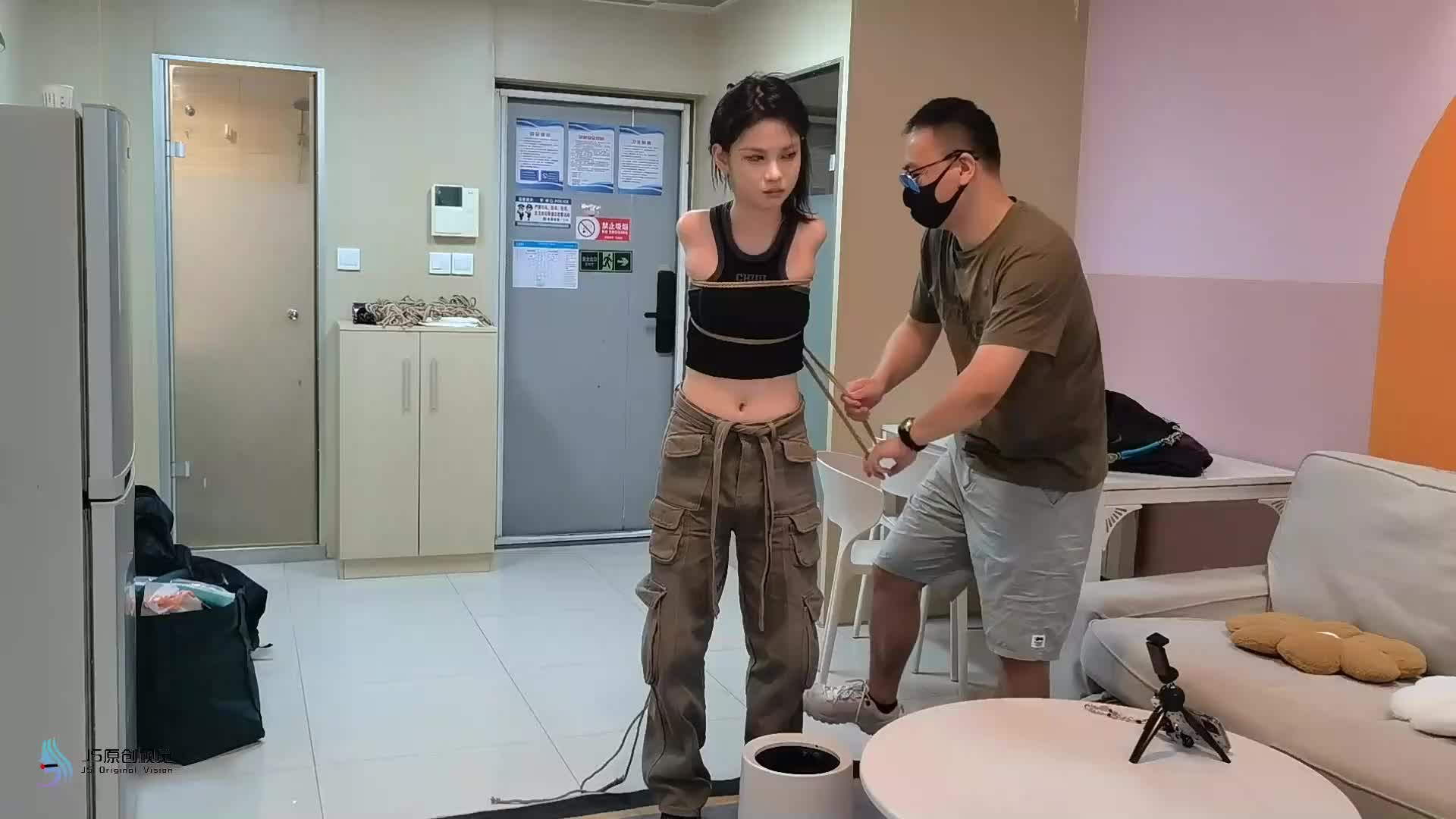 【JS原创】 新模夏瑾试镜-欧式直臂捆绑