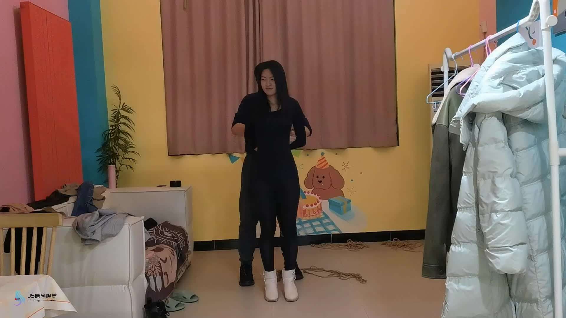 【JS原创】 一身黑衣尝试悬吊