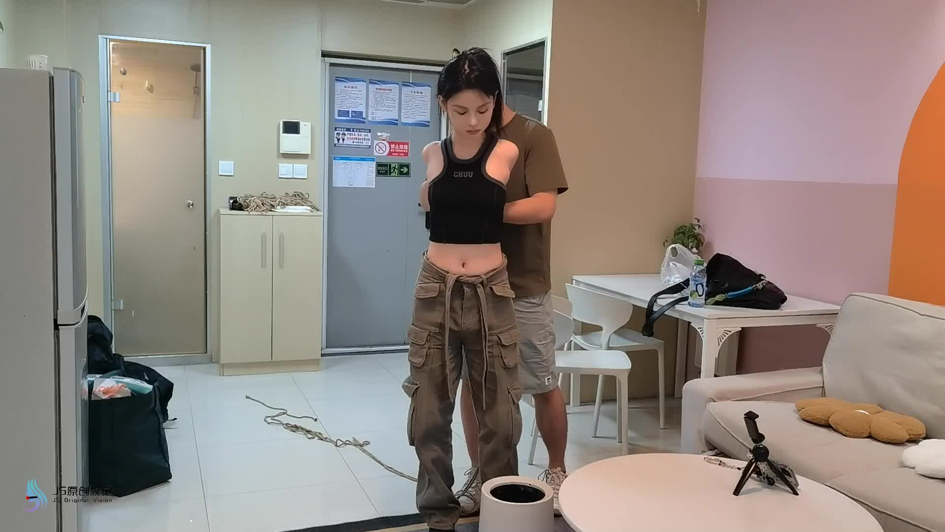 【JS原创】 新模夏瑾试镜-欧式直臂捆绑