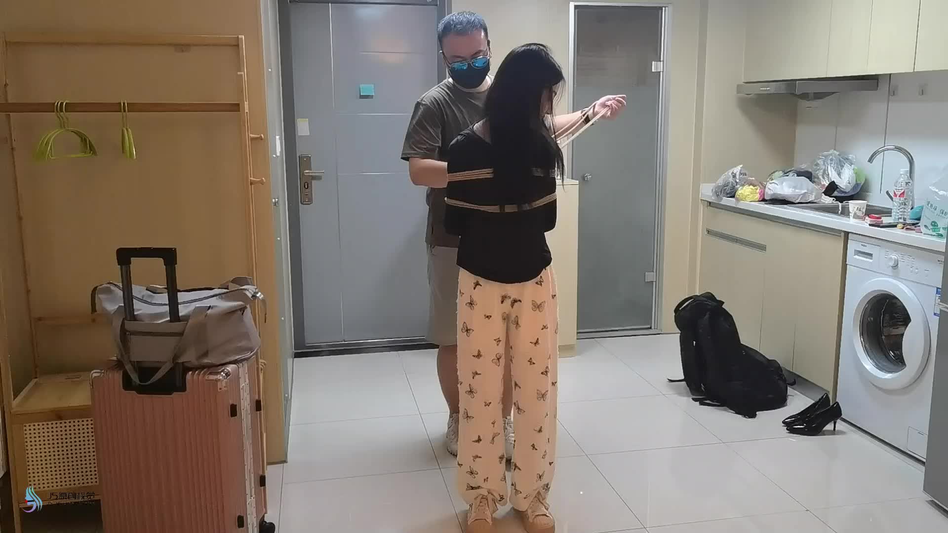 【JS原创】 娇小的妹子日式捆绑体验