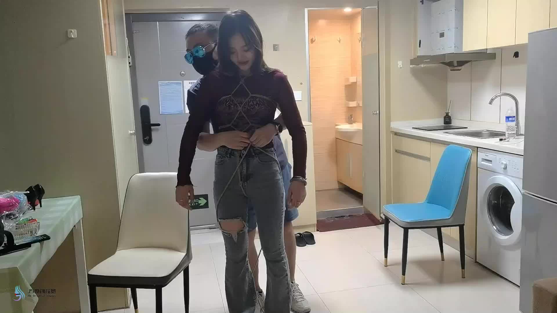 【JS原创】 哈妮试镜龟甲束缚绳索脚套