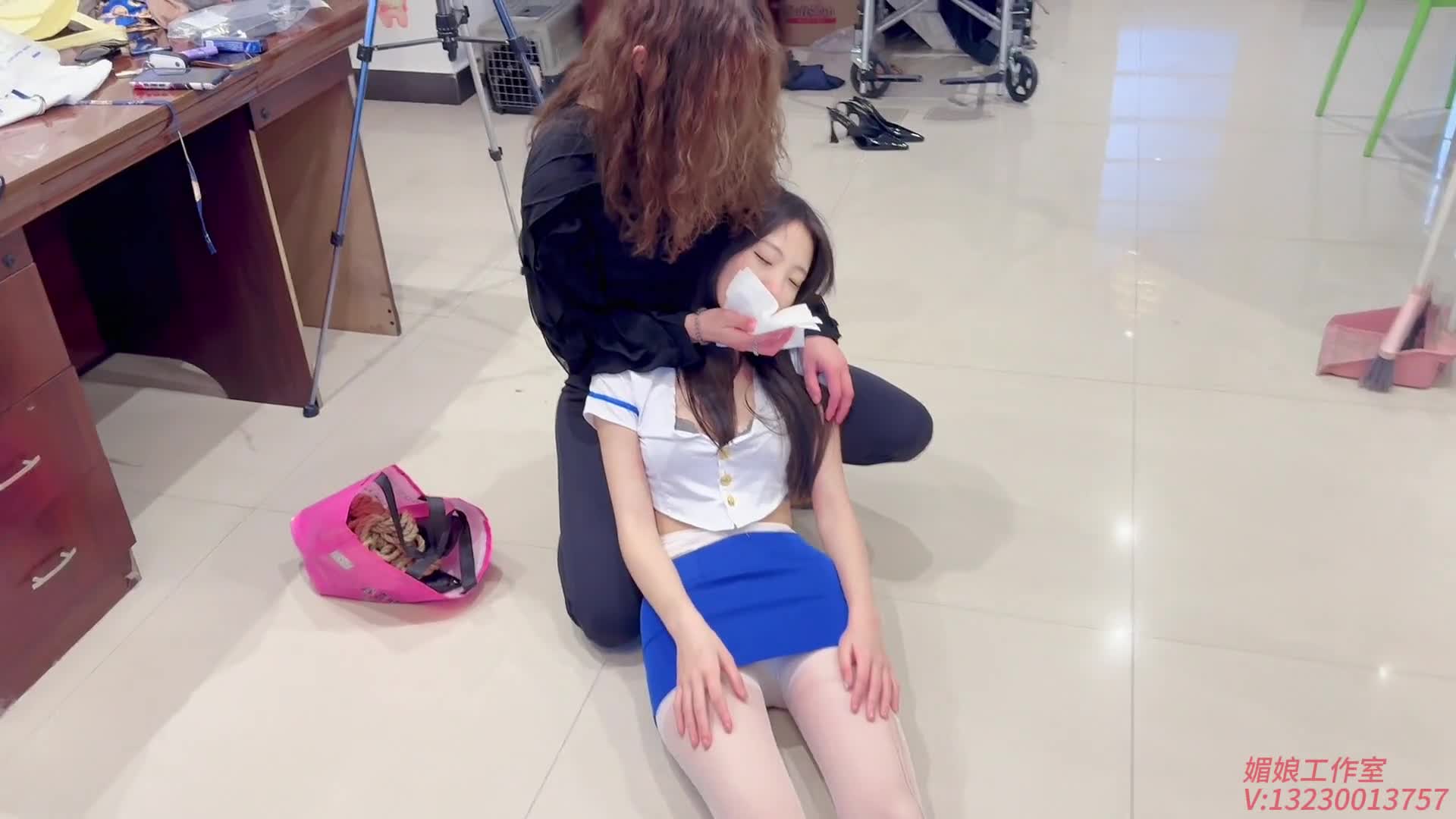 【媚娘原创】 书瑶难受的样子