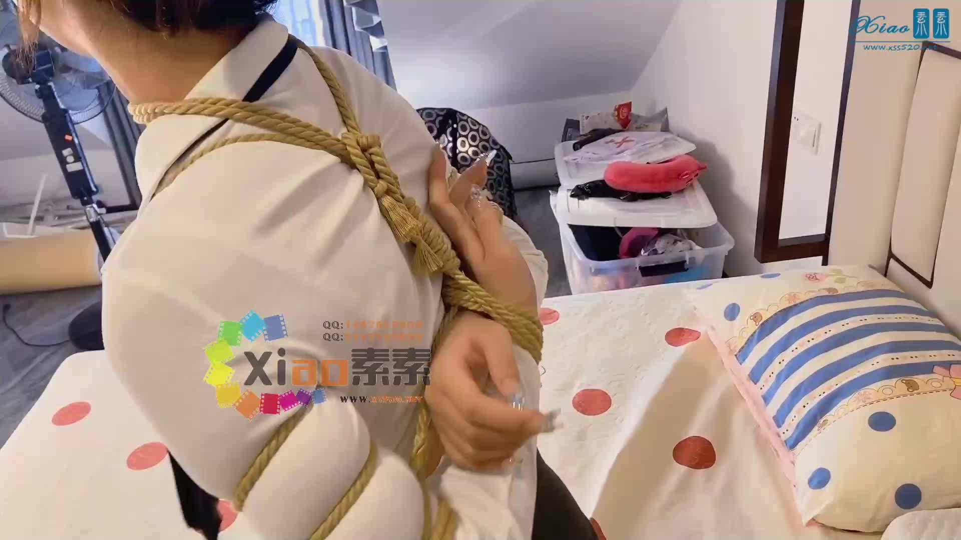 【xiao素素】 佳佳OL捆绑纯享版 貌美如花的姑娘