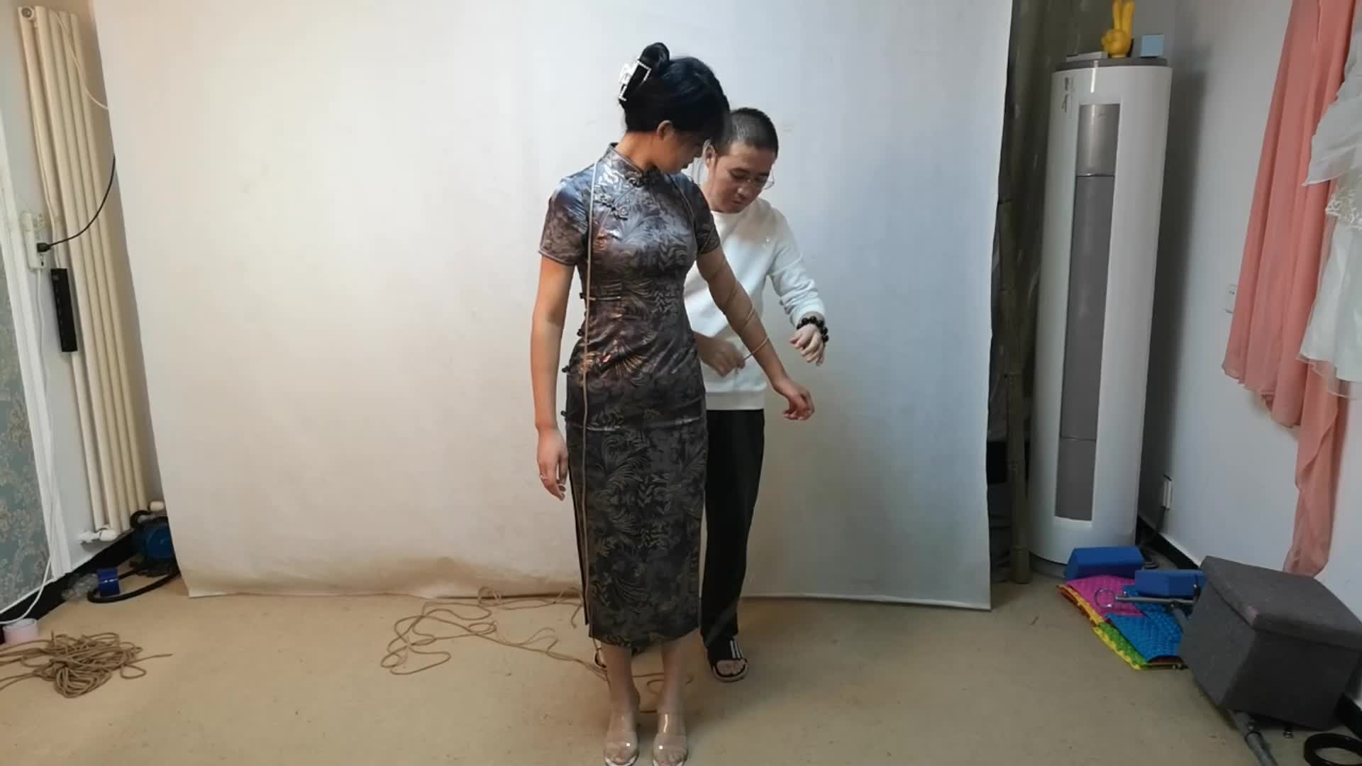 【束缘阁】 玫瑰露 旗袍与空姐服