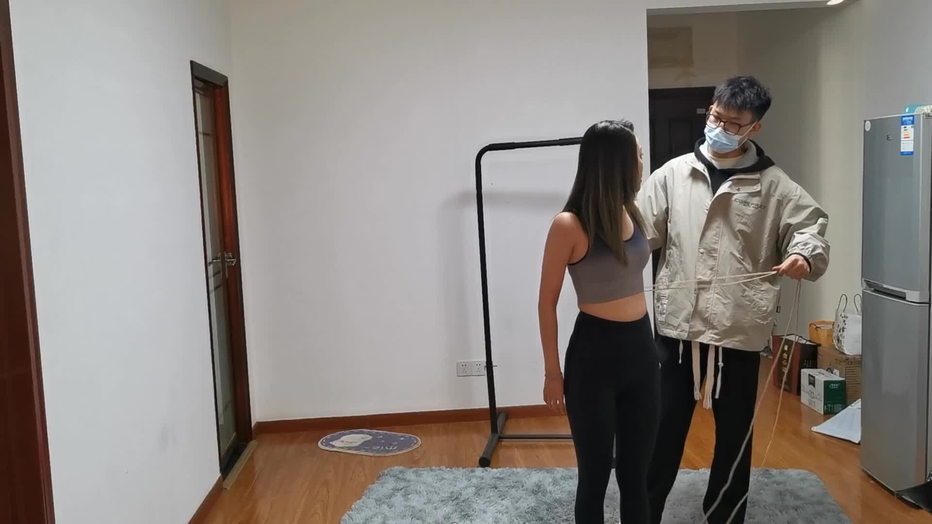 【奥特曼】 初中体育老师晓瑜，初次被捆