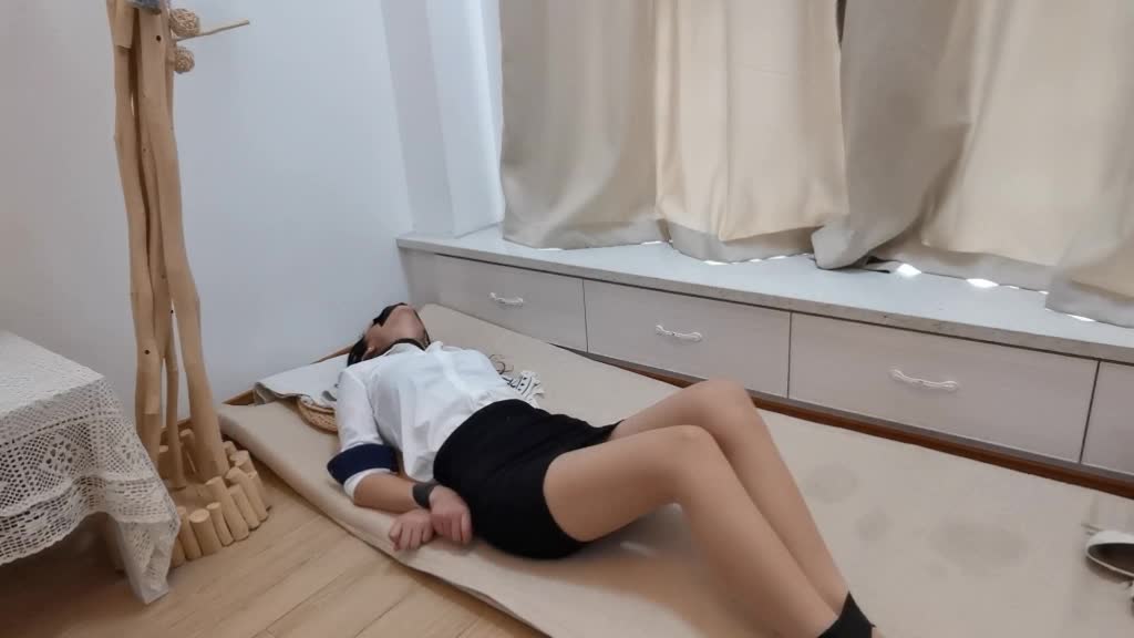 【奥特曼】 定拍肉丝OL黑胶带捆绑