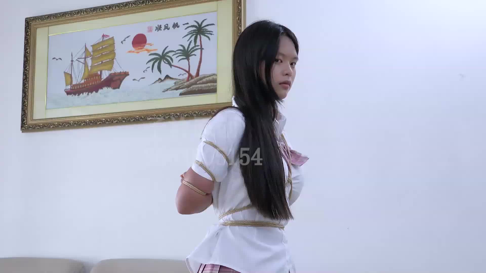 【子衿原创】 大胸学生妹沫然的试镜